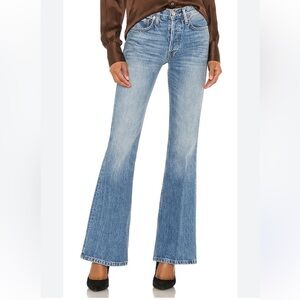 RE/DONE Women’s Denim Jeans High Break Flare‎ in Vintage Blue Size 29